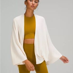 OS Cream lululemon Cashlu™ Knit Textured Wrap